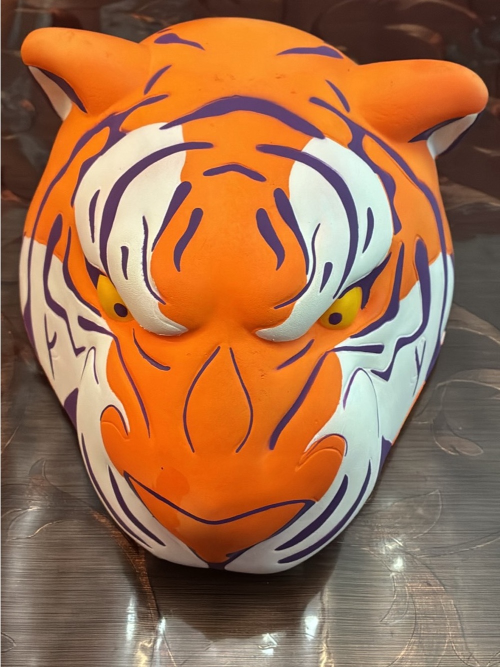 Clemson Tiger Foam Head